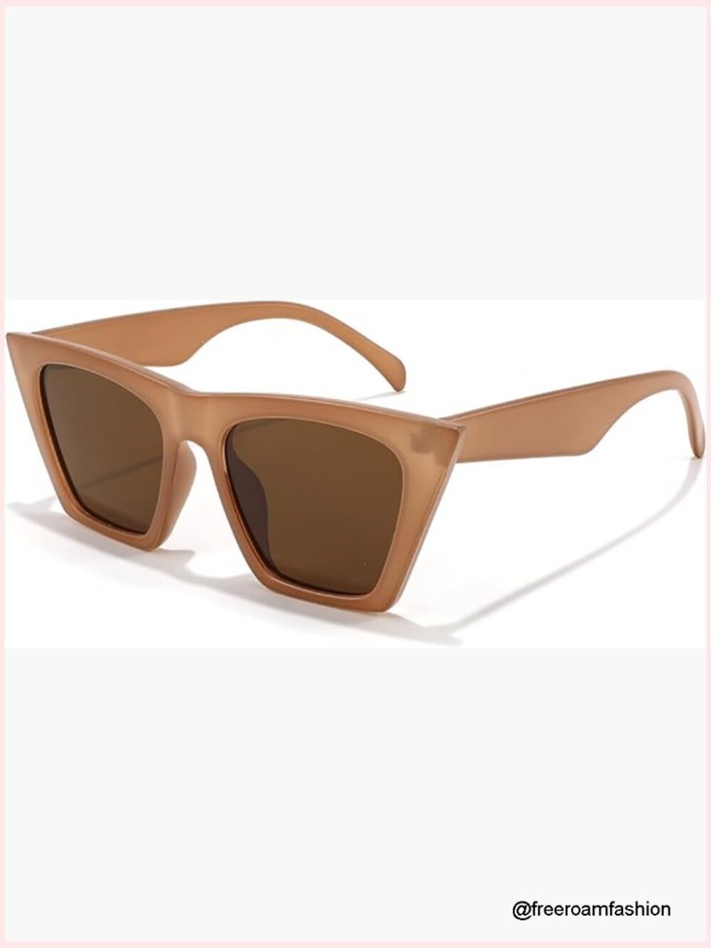 Vintage Cat Eye Sunglasses for Women Trendy Square Frame UV400